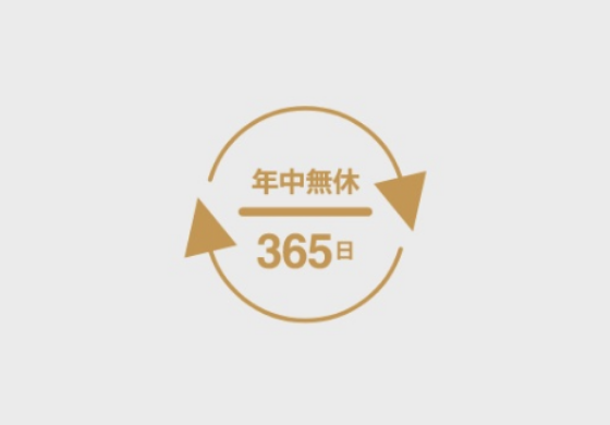 365日のお電話サポートあり